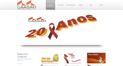 Desktop Screenshot of caasah.com.br