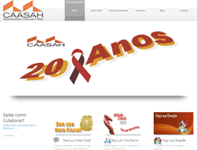 Tablet Screenshot of caasah.com.br
